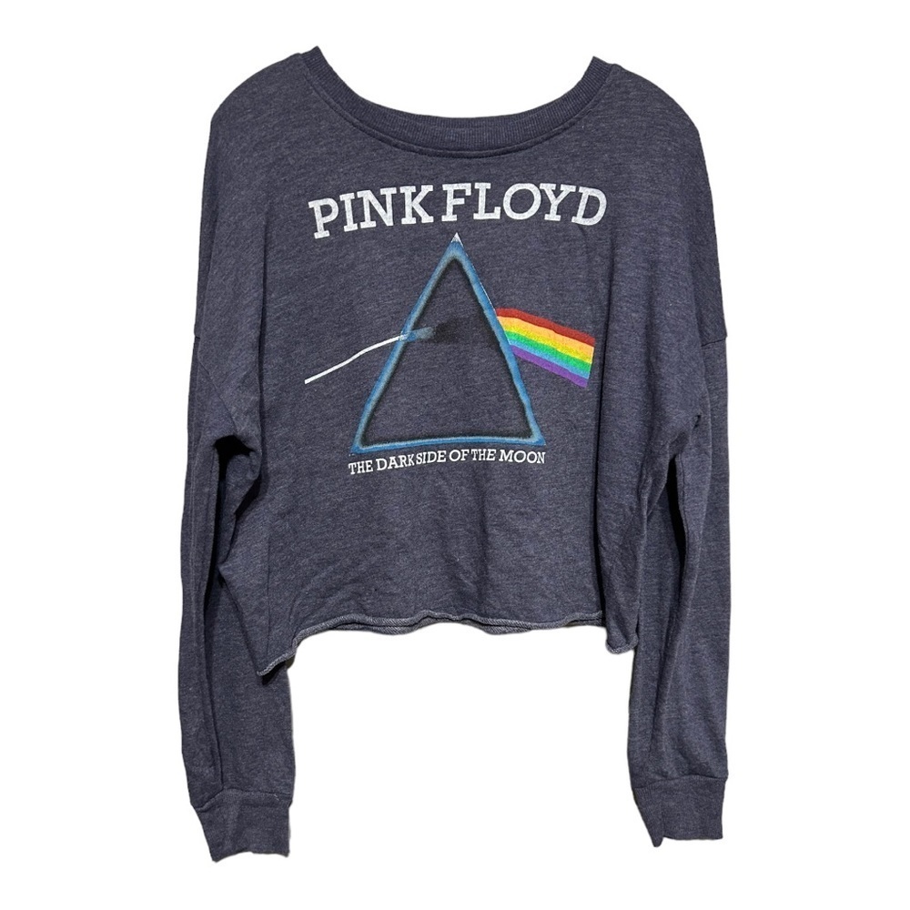 Pink Floyd Dark Side of the Moon Cropped Sweatshirt XL